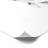 Eukalyptus-Brautparty-Foto-Prop Poster (Ecke)