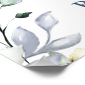 Eukalyptus-Brautparty-Foto-Prop Poster (Ecke)