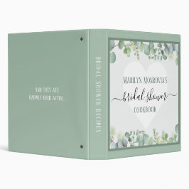 Eukalyptus-Brautparty für Wasserfarben 2,5 Cm Ordner