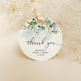 Eukalyptus-Brautparty Geschenkanhänger