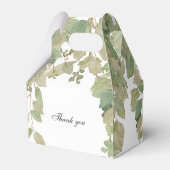 Eukalyptus-Brautparty Geschenkschachtel (Rückseite)