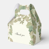 Eukalyptus-Brautparty Geschenkschachtel (Rückseite)