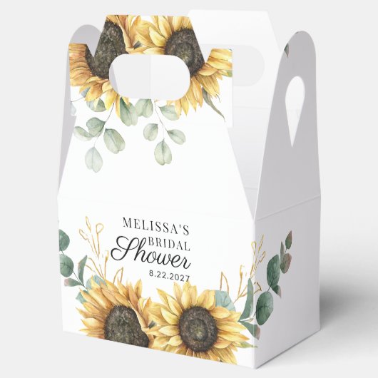 Eukalyptus-Brautparty Geschenkschachtel (Geöffnet)