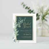 Eukalyptus BRAUTPARTY Greenery Gold QR C (Stehend Vorderseite)