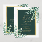 Eukalyptus BRAUTPARTY Greenery Gold QR C (Vorne/Hinten)