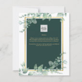 Eukalyptus BRAUTPARTY Greenery Gold QR C (Rückseite)