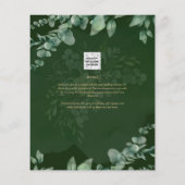 Eukalyptus BRAUTPARTY Greenery Gold QR C Flyer (Hinten)