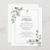 Eukalyptus Brautparty Grüne Rustikale (Vorne/Hinten)