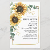 Eukalyptus-Brautparty-Haushalt für Sonnenblumen Ei (Vorderseite)