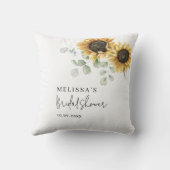 Eukalyptus-Brautparty Kissen (Rückseite)