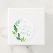 Eukalyptus-Brautparty-Liebesmarken Geschenkanhänger (Beispiel)