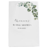 Eukalyptus-Brautparty Mittlere Geschenktüte (Vorderseite)