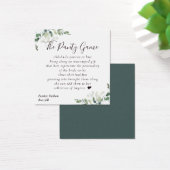 Eukalyptus-Brautparty-Panty-Spielkarte (Schreibtisch)