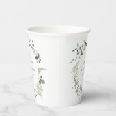 Eukalyptus-Brautparty Pappbecher (Rechts)