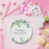 Eukalyptus-Brautparty Pappteller (Party)