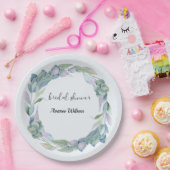 Eukalyptus-Brautparty Pappteller (Party)