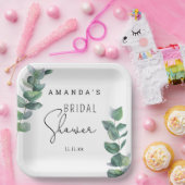 Eukalyptus - Brautparty Pappteller (Party)