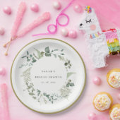 Eukalyptus-Brautparty Pappteller (Party)