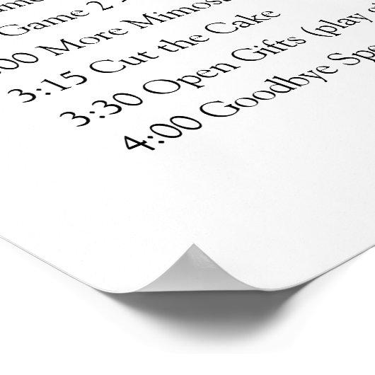 Eukalyptus 🌸 Brautparty Poster (Ecke)