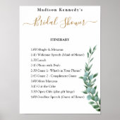 Eukalyptus 🌸 Brautparty Poster (Vorne)