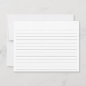 Eukalyptus Brautparty Rezept Karte (Rückseite)