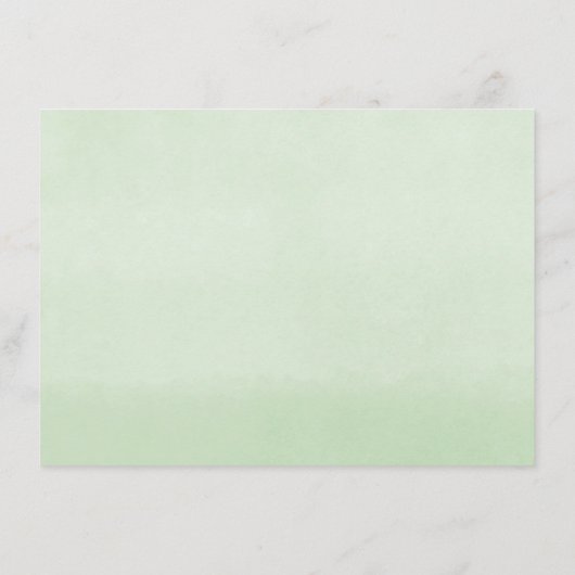 Eukalyptus-Brautparty-Rezeptorkarte Begleitkarte (Rückseite)