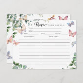 Eukalyptus-Brautparty-Rezeptorkarten Einladung (Vorne/Hinten)