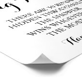 Eukalyptus-Brautparty-Rufzeichen Poster (Ecke)