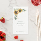 Eukalyptus-Brautparty Serviette (Beispiel)