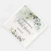 Eukalyptus-Brautparty Serviette (Ecke)