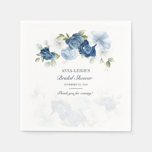 Eukalyptus-Brautparty Serviette (Vorderseite)