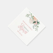 Eukalyptus-Brautparty Serviette (Ecke)