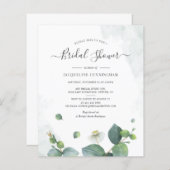 Eukalyptus-Brautparty Skript Sukkulent (Vorne/Hinten)