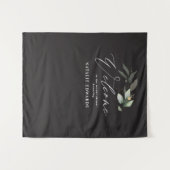 Eukalyptus-Brautparty Wandteppich (Vorderseite (Horizontal))