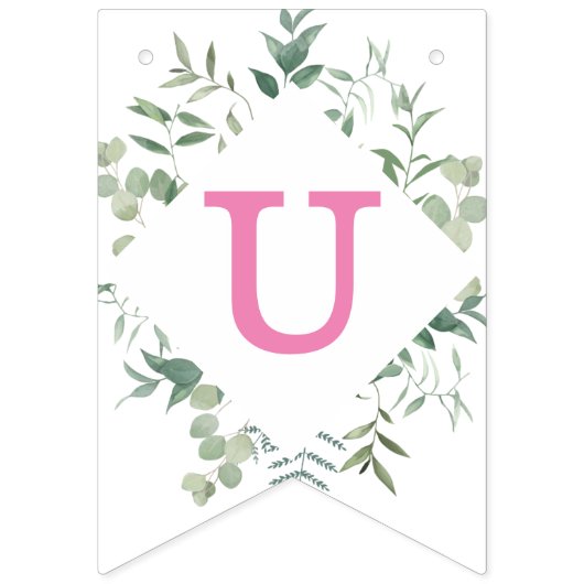 Eukalyptus-Brautparty Wimpelkette (Zweite Fahne)