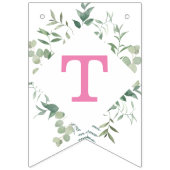 Eukalyptus-Brautparty Wimpelkette (Dritte Fahne)