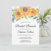 Eukalyptus Bridal Brunch Einladung (Stehend Vorderseite)