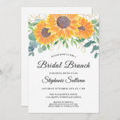 Eukalyptus Bridal Brunch Einladung (Vorne/Hinten)