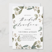 Eukalyptus Bridal Luncheon Einladung (Vorderseite)