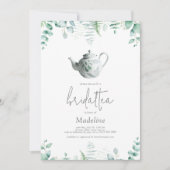 Eukalyptus Bridal Tea Bridal Dusche Einladung (Vorderseite)