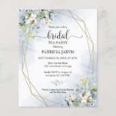 Eukalyptus Bridal Tea Party Einladung (Vorderseite)