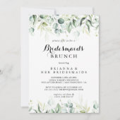 Eukalyptus Bridesmaids Brunch Showdusche Einladung (Vorderseite)