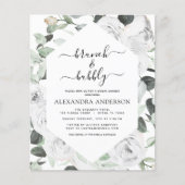 Eukalyptus Brunch & Bubbly Brautparty Flyer (Vorne)
