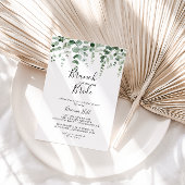 Eukalyptus Brunch mit Brautdusche Einladung