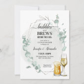 Eukalyptus Bubbles & Brause Einladung (Vorderseite)