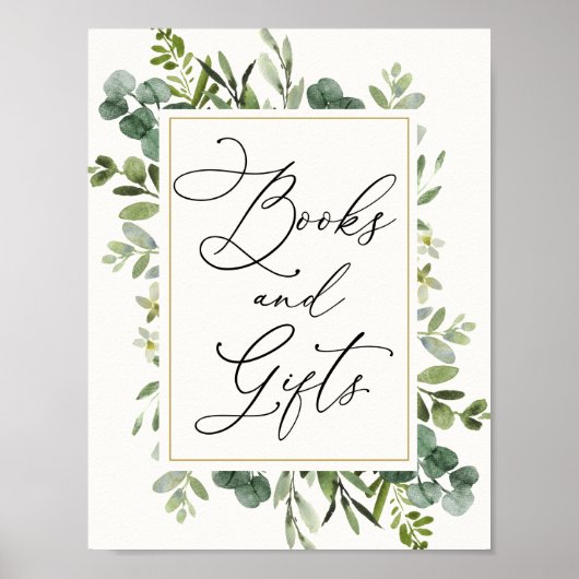Eukalyptus Bücher und Geschenke Poster (Vorne)