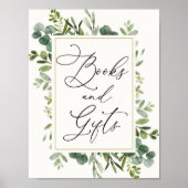 Eukalyptus Bücher und Geschenkposter Poster (Vorne)