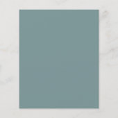 Eukalyptus Budget Bridal Dusche Einladung (Rückseite)