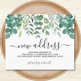 Eukalyptus Budget New Address Announccard