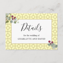 Eukalyptus Burgundy Berry Greenery Wedding Details